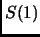 $\displaystyle S(1)$