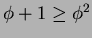 $(3+\sqrt{5})/2 = (6+2\sqrt{5})/4$